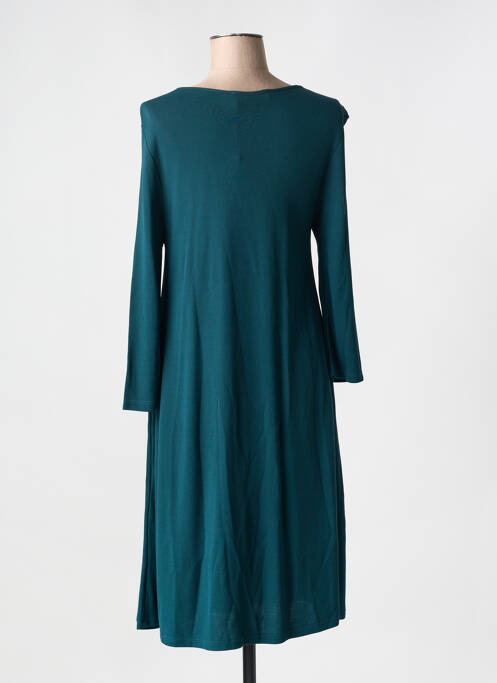 Robe longue vert LA FEE MARABOUTEE pour femme