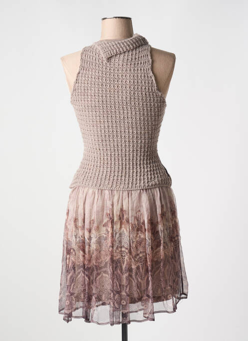 Robe mi-longue gris SONIA GONNELLI femme