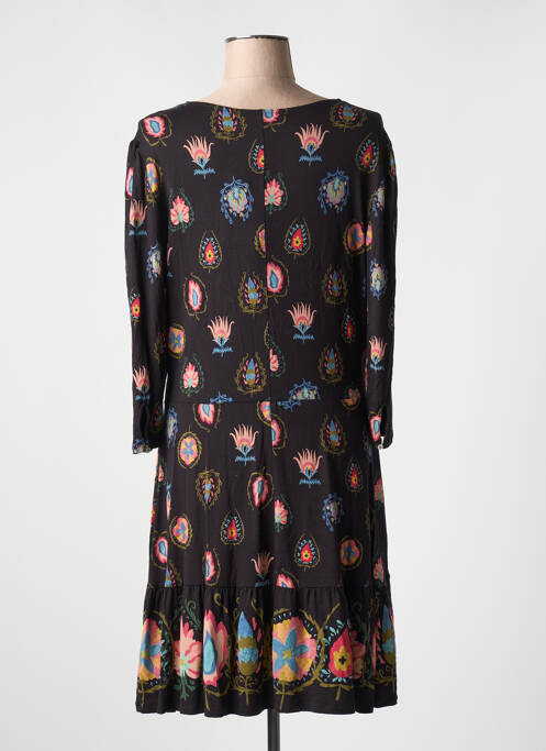 Robe mi-longue noir DESIGUAL pour femme