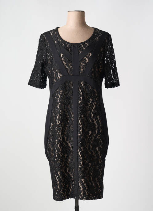 Robe mi-longue noir FRANSA pour femme