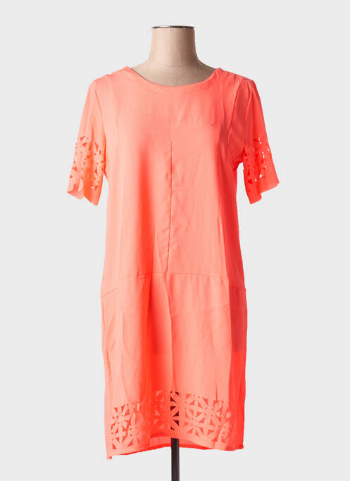 Robe mi-longue orange MOLLY BRACKEN pour femme