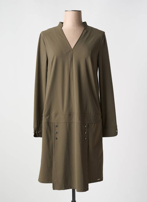 Robe mi-longue vert MC PLANET pour femme