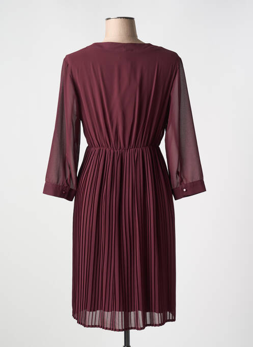 Robe mi-longue violet LA FEE MARABOUTEE pour femme