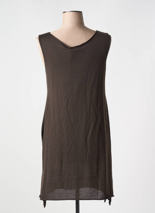 Tunique sans manche marron CREA CONCEPT pour femme