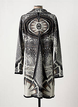Gilet manches longues stretch gris JUST BE femme