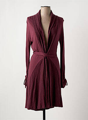 Gilet manches longues stretch rouge MAIS IL EST OU LE SOLEIL femme