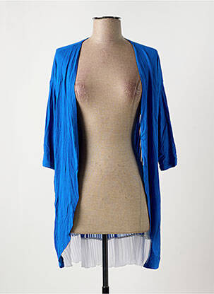 Gilet manches courtes manches mi-longues bleu LOLITAS & LOLOS femme