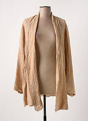 Veste casual manches longues beige MARILU femme
