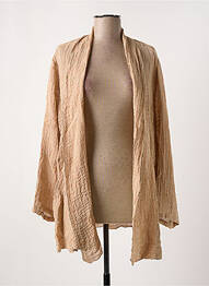 Veste casual manches longues beige MARILU femme