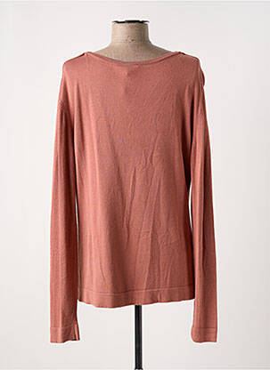 Gilet manches longues stretch rose ICHI femme