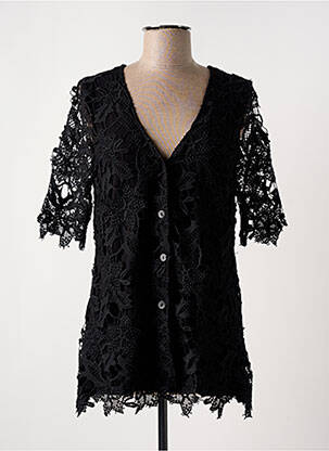 Gilet manches courtes coupe cintrée noir MYRINE ANTWERP femme