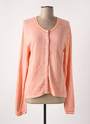 Gilet manches longues stretch orange SOULMATE femme