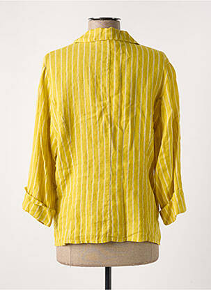 Blazer coupe cintrée jaune LA FEE MARABOUTEE femme