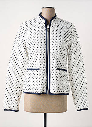 Doudoune poches sans capuche blanc B.YOUNG femme