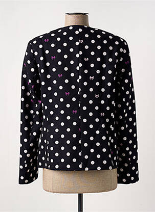 Veste casual col rond noir EUGEN KLEIN femme