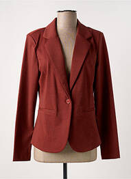 Blazer poches orange ICHI femme