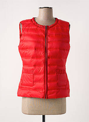 Doudoune poches sans capuche rouge MOLLY BRACKEN femme