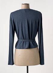 Gilet cache-cœur bleu MYRINE ANTWERP pour femme seconde vue