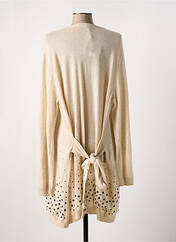 Gilet manches longues beige POUSSIERE D'ETOLE pour femme seconde vue