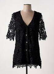 Gilet manches courtes noir MYRINE ANTWERP pour femme seconde vue