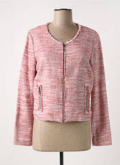 Veste chic rose FLEUR DE SEL pour femme seconde vue