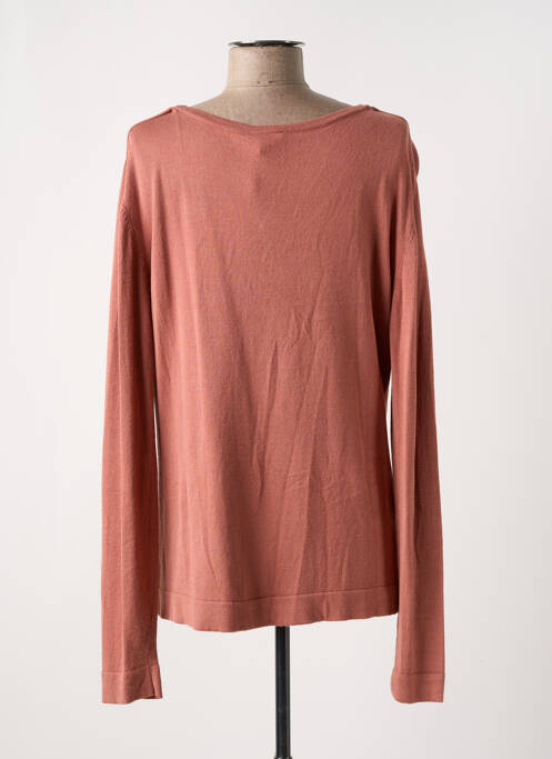 Gilet manches longues stretch rose ICHI femme