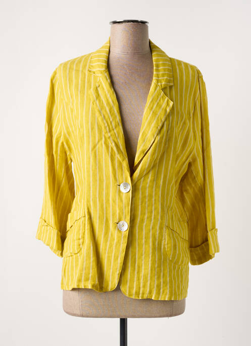 Blazer jaune LA FEE MARABOUTEE pour femme