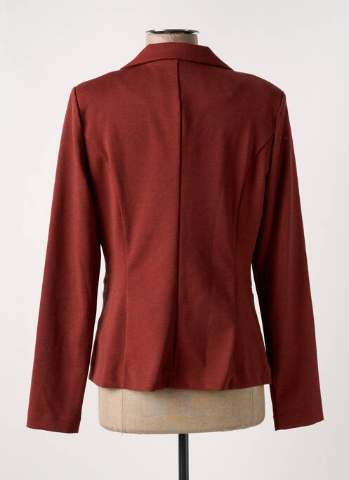 Blazer orange ICHI pour femme