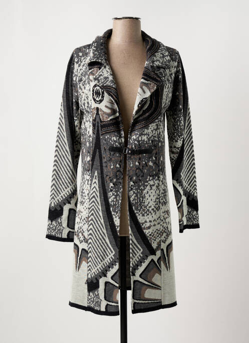 Gilet manches longues gris JUST BE pour femme