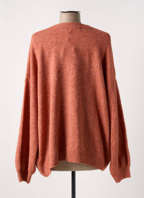 Gilet manches longues orange CREAM pour femme