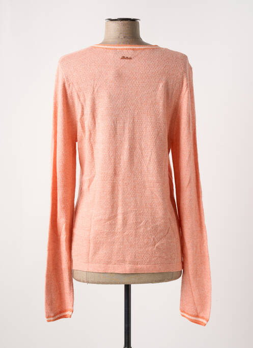 Gilet manches longues orange SOULMATE pour femme