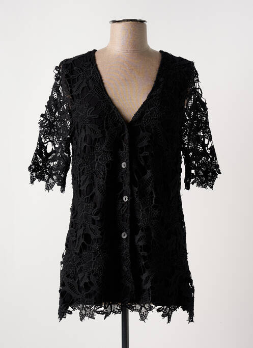 Gilet manches courtes noir MYRINE ANTWERP pour femme