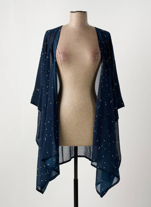 Veste casual bleu ICHI pour femme