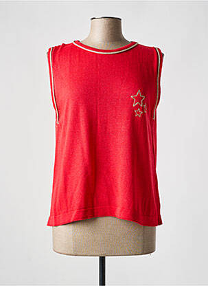 Pull rouge APRIL VINTAGE pour femme