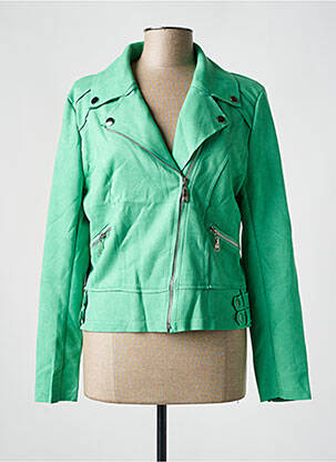 Veste casual vert HF WOMAN COLLECTION pour femme