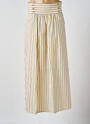 Jupe longue imprimé fantaisie beige LES ACOLYTES femme