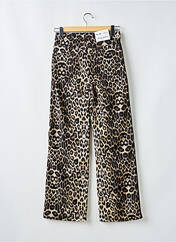 Pantalon droit beige QUEEN HEARTS pour femme seconde vue