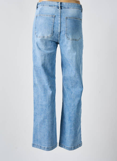 Jeans coupe droite bleu ONADO pour femme