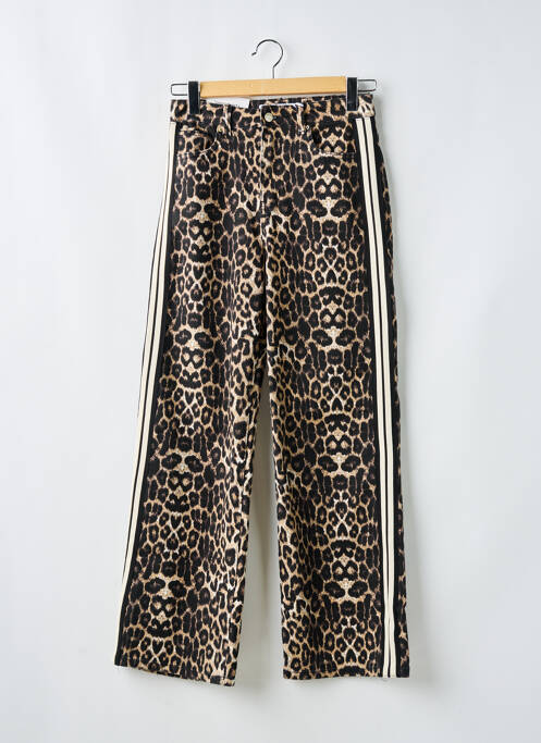 Pantalon droit beige QUEEN HEARTS pour femme