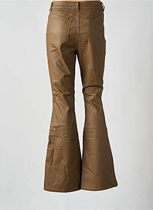Pantalon flare stretch taille normale marron MONDAY PREMIUM femme