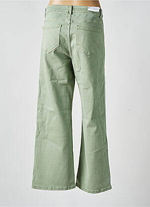 Jean coupe flare stretch taille normale vert fonce MY TINA'S femme