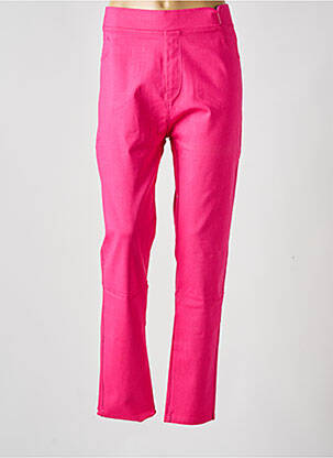 Jegging tissage denim taille normale rose CHRISTY femme