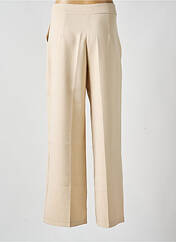 Pantalon large beige CHARMING GIRL pour femme seconde vue