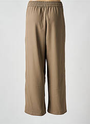 Pantalon large marron JCL pour femme seconde vue