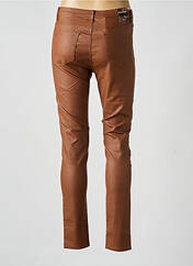 Pantalon slim marron ESTEE BROWN pour femme seconde vue
