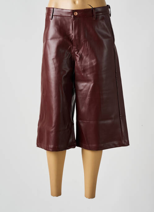 Pantacourt marron KATE DENIM femme