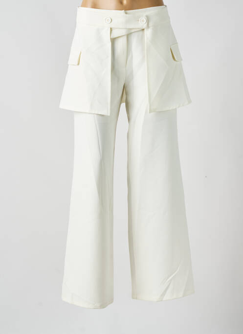 Pantalon large beige LES ACOLYTES pour femme