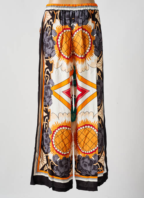 Pantalon large orange C'MELODIE pour femme