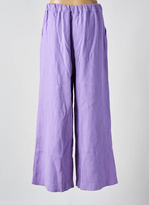 Pantalon large violet GIGI pour femme