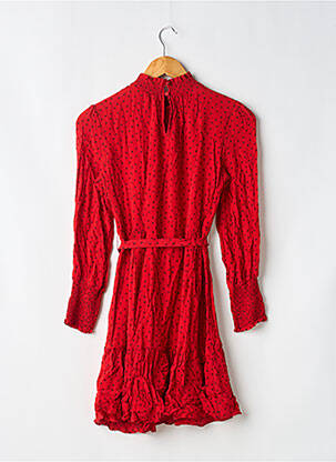 Robe courte manches longues manches longues rouge BODEN femme